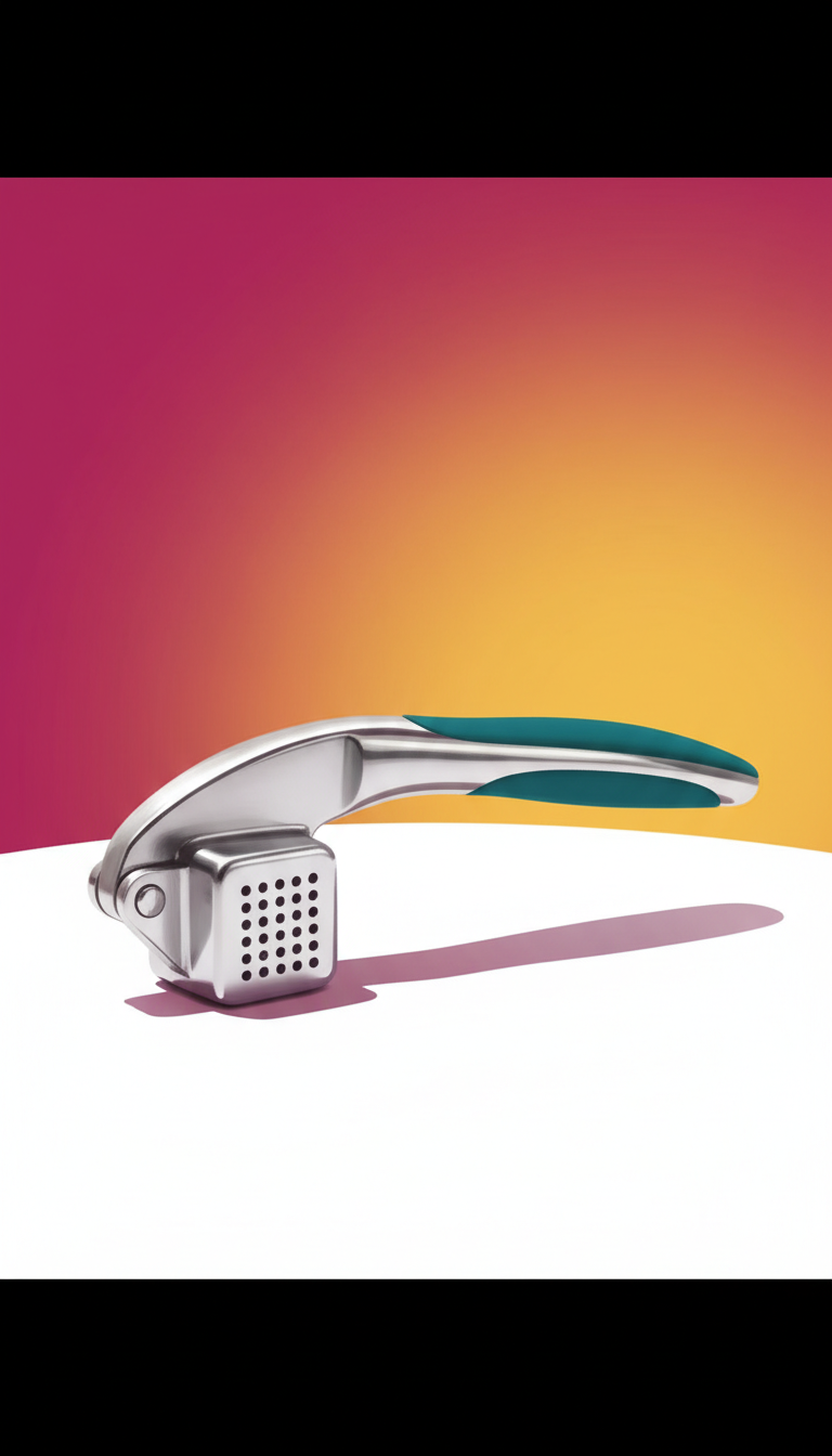 Ergonomic Garlic Press